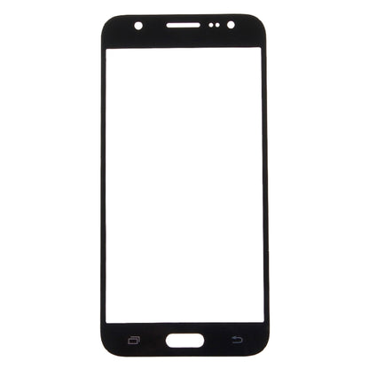 For Galaxy J7 / J700 Front Screen Outer Glass Lens (Black) - Outer Glass Lens by PMC Jewellery | Online Shopping South Africa | PMC Jewellery