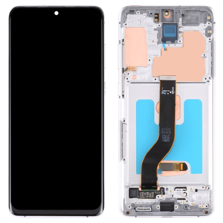 Original Super AMOLED LCD Screen for Samsung Galaxy S20+ 5G SM-G986B/G985 Digitizer Full Assembly with Frame (Silver) - LCD Screen by PMC Jewellery | Online Shopping South Africa | PMC Jewellery
