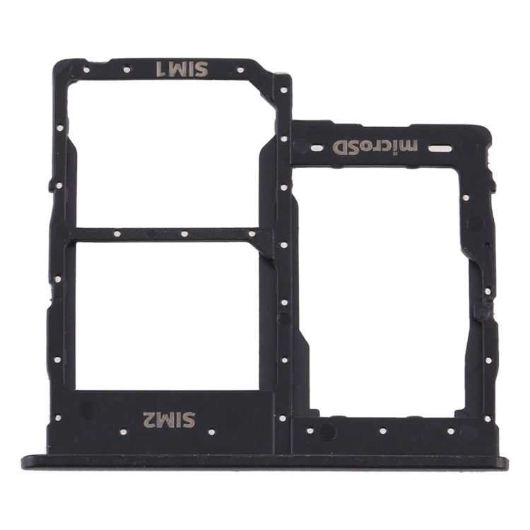 For Samsung Galaxy A01 Core SM-A013 SIM Card Tray + SIM Card Tray + Micro SD Card Tray (Black) - Galaxy A Series Parts by PMC Jewellery | Online Shopping South Africa | PMC Jewellery | Buy Now Pay Later Mobicred