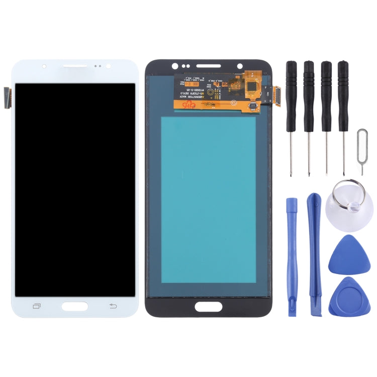 TFT LCD Screen for Galaxy J7 (2016) / On 8, J710F / J710FN / J710M / J710MN / J7108 With Digitizer Full Assembly (White) - LCD Screen by PMC Jewellery | Online Shopping South Africa | PMC Jewellery