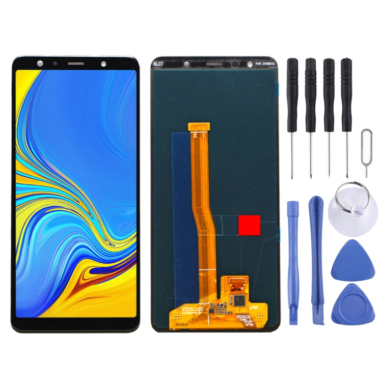 Original Super AMOLED LCD Screen for Galaxy A7 (2018), A750F / DS With Digitizer Full Assembly (Black) - LCD Screen by PMC Jewellery | Online Shopping South Africa | PMC Jewellery