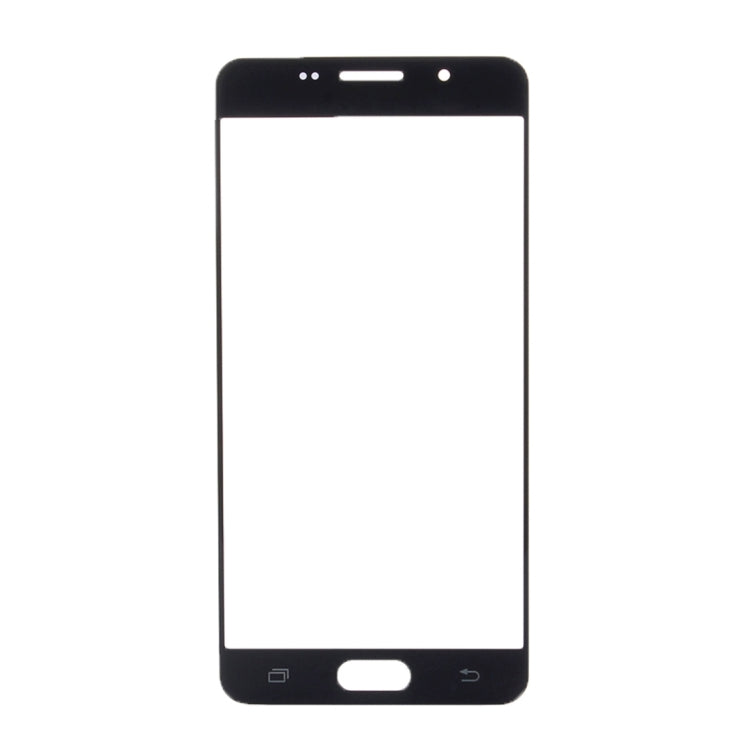 For Samsung Galaxy A7 (2016) / A710 10pcs Front Screen Outer Glass Lens (Black) - Outer Glass Lens by PMC Jewellery | Online Shopping South Africa | PMC Jewellery