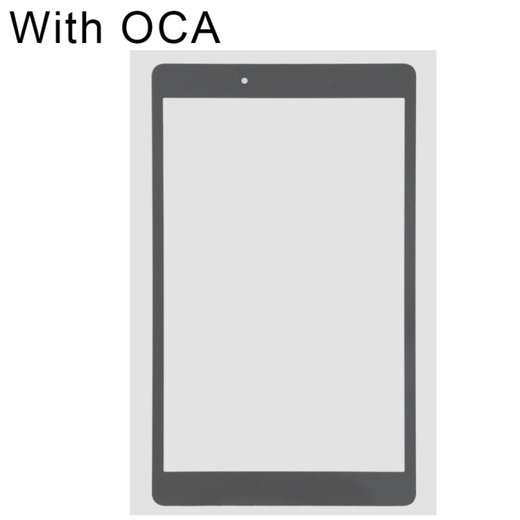 For Samsung Galaxy Tab A 8.0 (2019) SM-T290 (WIFI Version) Front Screen Outer Glass Lens with OCA Optically Clear Adhesive (Black) - Outer Glass Lens by PMC Jewellery | Online Shopping South Africa | PMC Jewellery