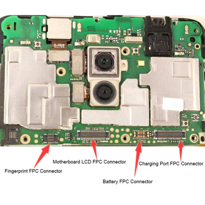 For Huawei P Smart (Enjoy 7S) 10PCS Motherboard LCD Display FPC Connector - FPC Connector by PMC Jewellery | Online Shopping South Africa | PMC Jewellery