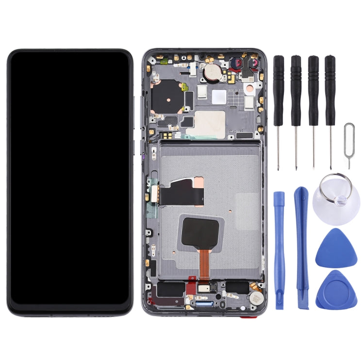 Original OLED LCD Screen for Huawei P40 Digitizer Full Assembly with Frame(Black) - LCD Screen by PMC Jewellery | Online Shopping South Africa | PMC Jewellery
