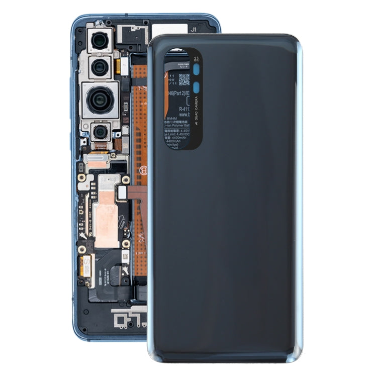 Original Battery Back Cover for Xiaomi Mi Note 10 Lite M2002F4LG M1910F4G(Black) - Back Cover by PMC TechLife | Online Shopping South Africa | PMC TechLife