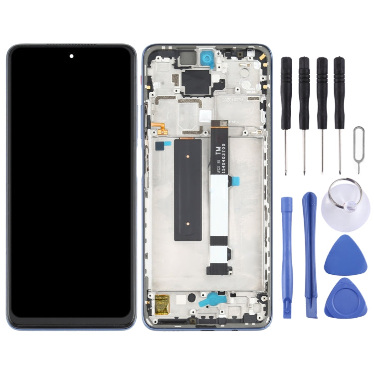 Original LCD Screen for Xiaomi Redmi Note 9 Pro 5G / Mi 10T Lite 5G M2007J17C M2007J17G Digitizer Full Assembly with Frame(Grey) - LCD Screen by PMC Jewellery | Online Shopping South Africa | PMC Jewellery