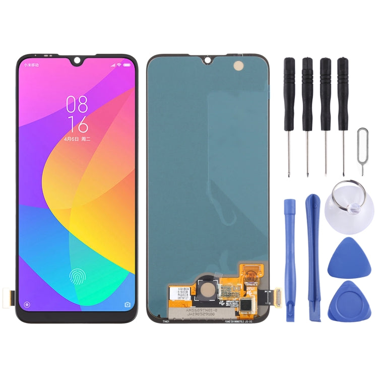 OLED Material LCD Screen and Digitizer Full Assembly for Xiaomi Mi CC9e / Mi A3 - LCD Screen by PMC Jewellery | Online Shopping South Africa | PMC Jewellery