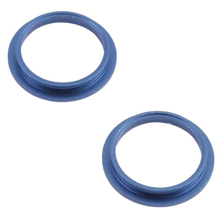 2 PCS Rear Camera Glass Lens Metal Outside Protector Hoop Ring for iPhone 13(Blue) - Camera Series by PMC Jewellery | Online Shopping South Africa | PMC Jewellery