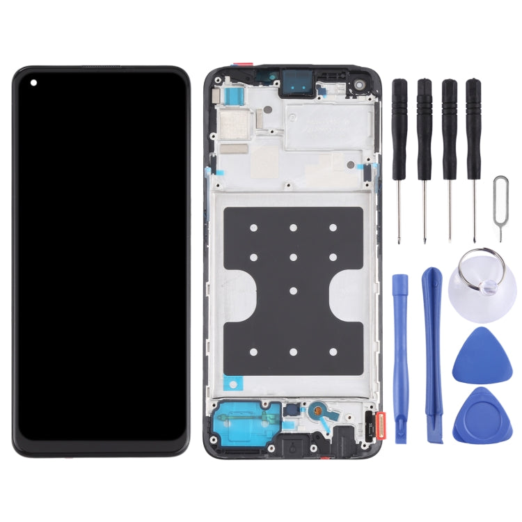 Original LCD Screen and Digitizer Full Assembly With Frame for OPPO Realme 7 Pro RMX2170 - free shipping - PMC TechLife - Order now!