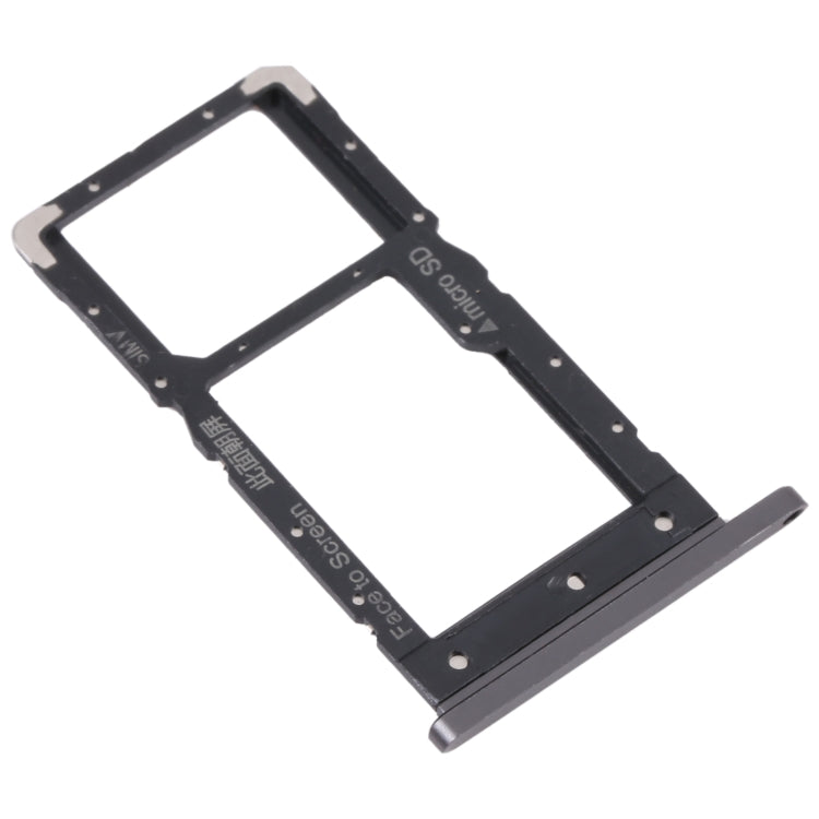 For Lenovo Tab M10 Plus TB-X606F TB-X606X SIM Card Tray + Micro SD Card Tray (Black) - Others by PMC Jewellery | Online Shopping South Africa | PMC Jewellery