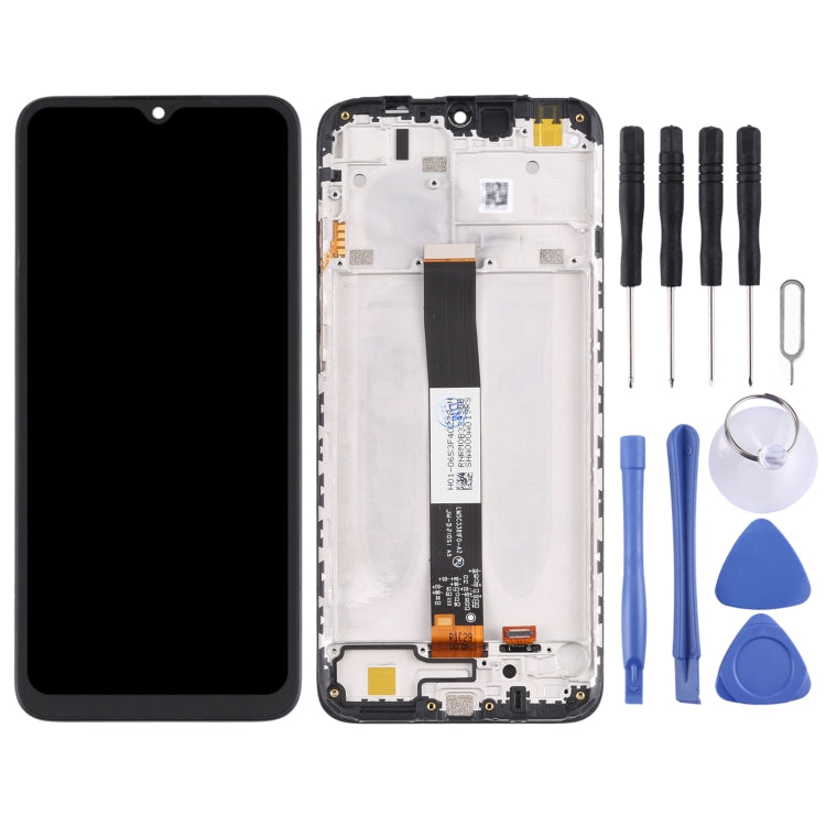 Original LCD Screen and Digitizer Full Assembly with Frame for Xiaomi Redmi 9A / Redmi 9C / Redmi 9C NFC / Redmi 9AT / Redmi 9i / Redmi 9 Activ / Poco C31 / Redmi 10A(Black) - LCD Screen by PMC Jewellery | Online Shopping South Africa | PMC Jewellery