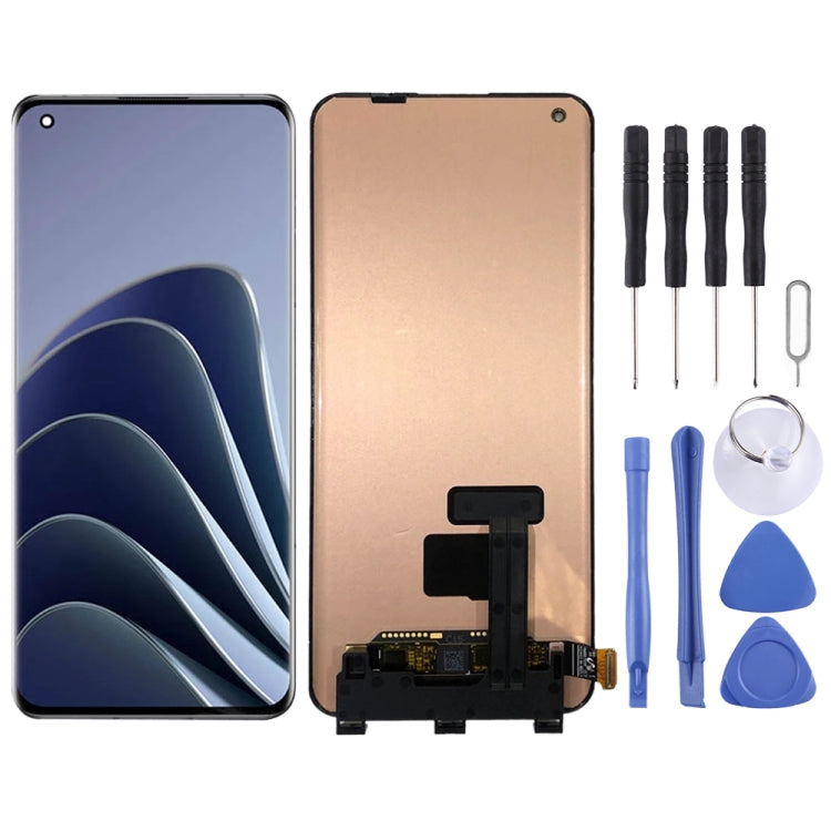 For OnePlus 10 Pro NE2210 with Digitizer Full Assembly Original LCD Screen (Black) - free shipping - PMC TechLife - Order now!