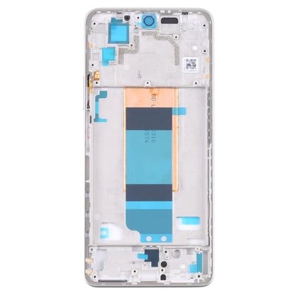 Front Housing LCD Frame Bezel Plate for Xiaomi Redmi K40S / Poco F4(Silver) - Frame Bezel Plate by PMC Jewellery | Online Shopping South Africa | PMC Jewellery