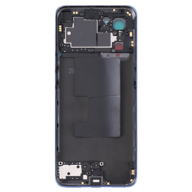 For OPPO Reno7 5G CPH2371 Battery Back Cover with Middle Frame (Blue) - Back Cover by PMC Jewellery | Online Shopping South Africa | PMC Jewellery