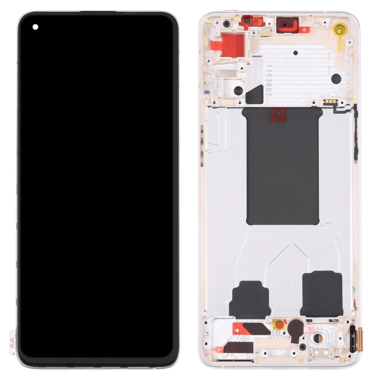 Original LCD Screen For OPPO Reno7 5G China PFJM10 Digitizer Full Assembly with Frame (Gold) - LCD Screen by PMC Jewellery | Online Shopping South Africa | PMC Jewellery