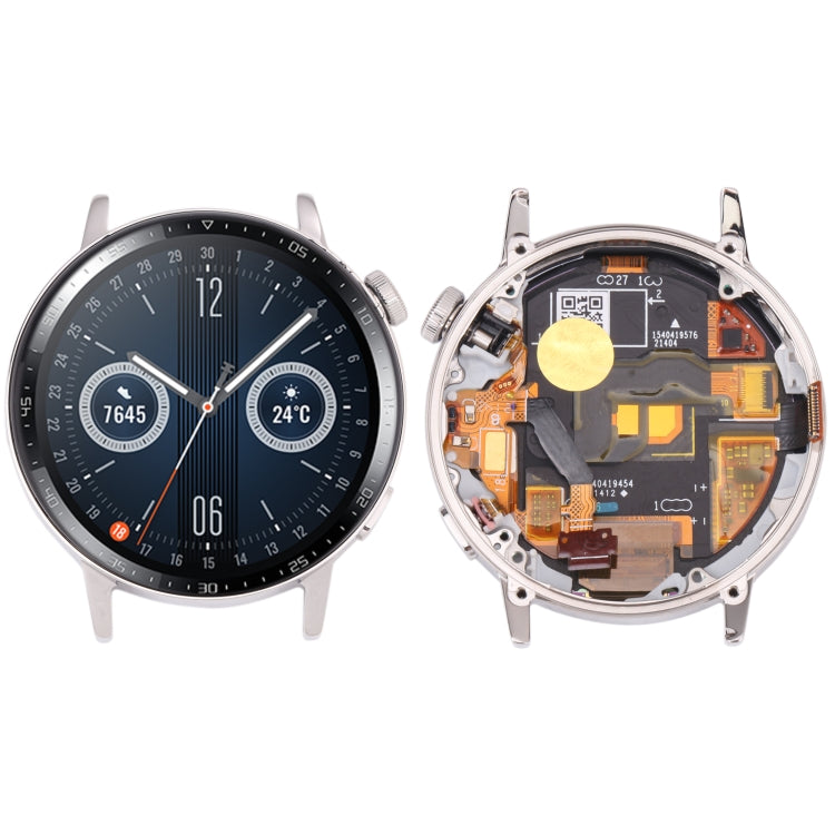 Original LCD Screen and Digitizer Full Assembly With Frame for Huawei Watch GT 3 42mm MIL-B19 (Silver) -  by PMC Jewellery | Online Shopping South Africa | PMC Jewellery