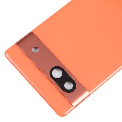 For Google Pixel 7A Original Battery Back Cover with Camera Lens Cover(Orange) - Back Cover by PMC Jewellery | Online Shopping South Africa | PMC Jewellery