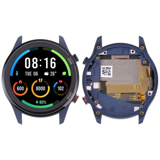 Original LCD Screen For Xiaomi Mi Watch / Watch Color Sport / Watch Revolve Active Digitizer Full Assembly with Frame (Blue) - For Xiaomi by PMC Jewellery | Online Shopping South Africa | PMC Jewellery