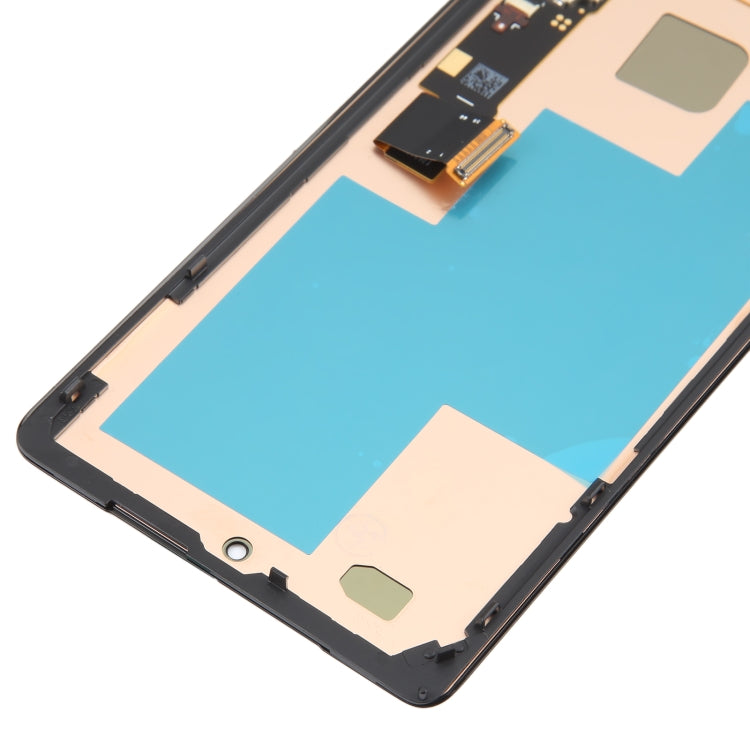 For Google Pixel 7 Pro GV4BC GE2AE Original AMOLED LCD Screen Digitizer Full Assembly with Frame (Black) - free shipping - PMC TechLife - Order now!