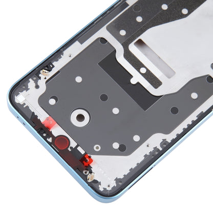 For Honor X8a Original Front Housing LCD Frame Bezel Plate(Blue) - Full Housing Cover by PMC Jewellery | Online Shopping South Africa | PMC Jewellery