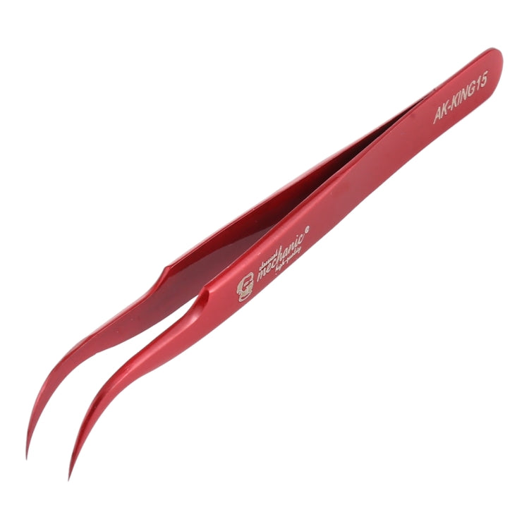 MECHANIC AK-KING15 Curved Tweezers High Tenacity Durable Tweezers - Tweezers by MECHANIC | Online Shopping South Africa | PMC TechLife | Buy Now Pay Later Mobicred