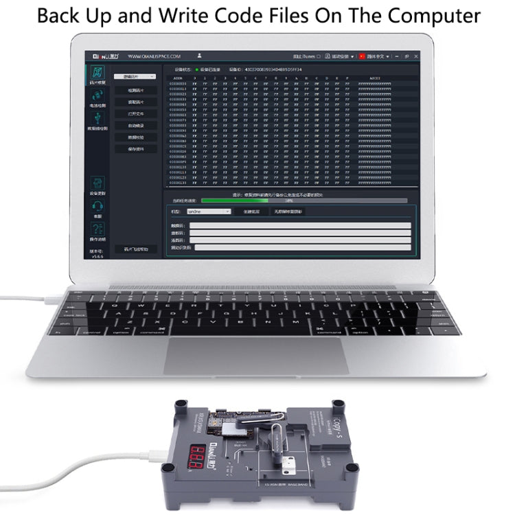 Qianli iCopy-S Double Sided Chip Test Stand 4 in1 Logic Baseband EEPROM Chip Non-removal For iPhone X / XS / XR / XS Max - Repair Platform by QIANLI | Online Shopping South Africa | PMC Jewellery