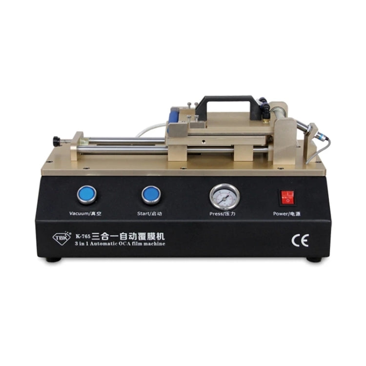 TBK-765 3 in1 Automatic OCA Laminating Machine LCD Touch Screen Air Compressor Machine Built-in Vacuum Pump - Laminator Machine by TBK | Online Shopping South Africa | PMC Jewellery