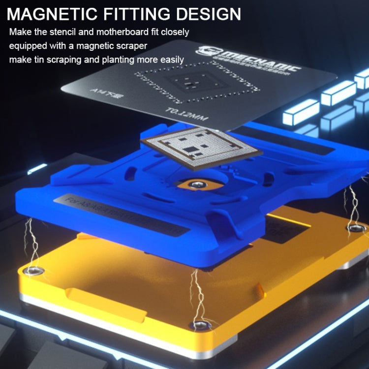 Mechanic ICPU 7 in 1 BGA Positioning Planting Tin Platform For iPhone A8 / A9 / A10 / A11 / A12 / A13 / A14 - Repair Platform by MECHANIC | Online Shopping South Africa | PMC Jewellery