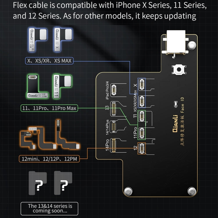 QianLi iCopy Plus Specialized Face ID Recovery and Activation Board for iPhone X to 14 Series - Repair Programmer by QIANLI | Online Shopping South Africa | PMC Jewellery