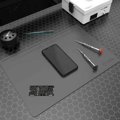 2UUL Heat Resisting Silicone Pad, Size: 40 x 28cm (Grey) - Working Mat by 2UUL | Online Shopping South Africa | PMC Jewellery | Buy Now Pay Later Mobicred