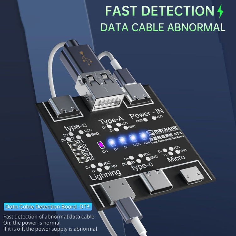MECHANIC DT3 USB Data Cable Detection Board Short Circuit On-Off Switching Tester - free shipping - PMC TechLife - Order now!