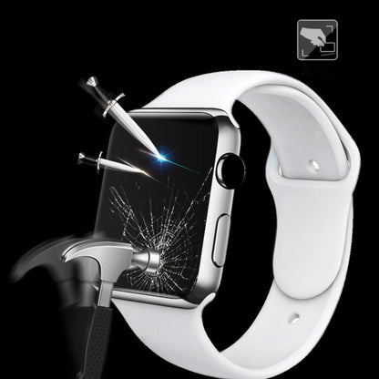 2 PCS mocolo 0.33mm 9H 3D Round Edge Tempered Glass Film for for Apple Watch Series 4 44mm - Watch Cases by mocolo | Online Shopping South Africa | PMC Jewellery | Buy Now Pay Later Mobicred