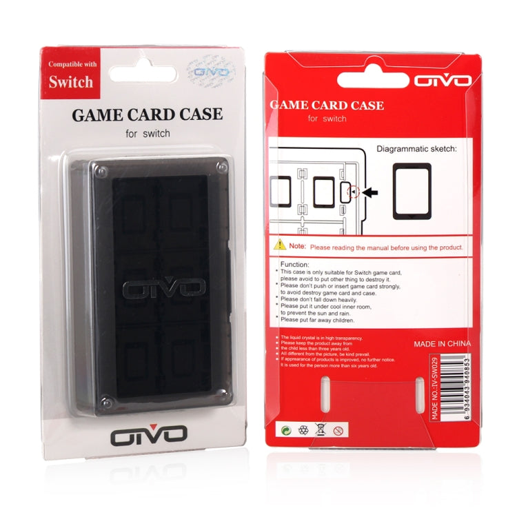 OIVO IV-SW029 24in1 Game Memory Card Storage Box Card Case Holder For Nintendo Switch(Grey) - Others by OIVO | Online Shopping South Africa | PMC Jewellery