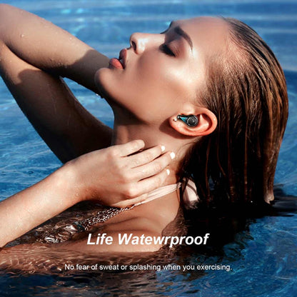 T8 Hifi Wireless Bluetooth 5.0 Earphone Waterproof Sports Gaming Earphone Noise Earbuds with LED Display(Black) - Bluetooth Earphone by PMC Jewellery | Online Shopping South Africa | PMC Jewellery