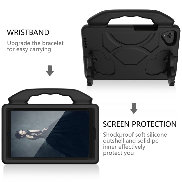 For Huawei MatePad T 8 2020 EVA Shockproof Protective Case with Thumb Holder(Black) - Huawei by PMC TechLife | Online Shopping South Africa | PMC TechLife | Buy Now Pay Later Mobicred