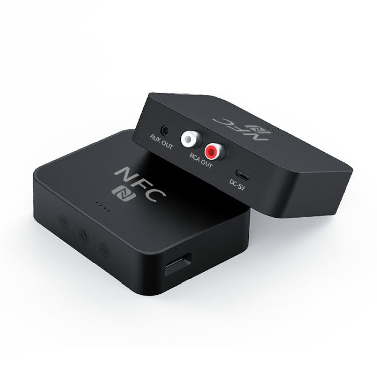 R6 NFC Bluetooth 5.0 Desktop Music Receiver Bluetooth Receiver, Support TF Card - Audio Receiver Transmitter by PMC Jewellery | Online Shopping South Africa | PMC Jewellery