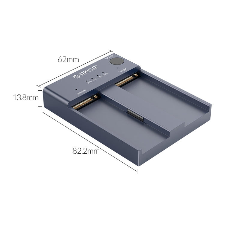 ORICO M2P2-C3-C NVME M.2 SSD Duplicator - HDD Enclosure by ORICO | Online Shopping South Africa | PMC Jewellery