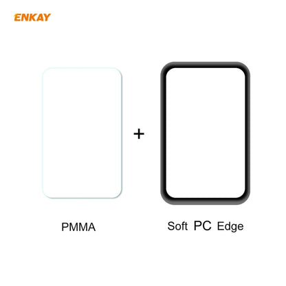 2 PCS For Huawei Honor Watch ES ENKAY Hat-Prince 3D Full Screen Soft PC Edge + PMMA HD Screen Protector Film - Screen Protector by ENKAY | Online Shopping South Africa | PMC Jewellery | Buy Now Pay Later Mobicred