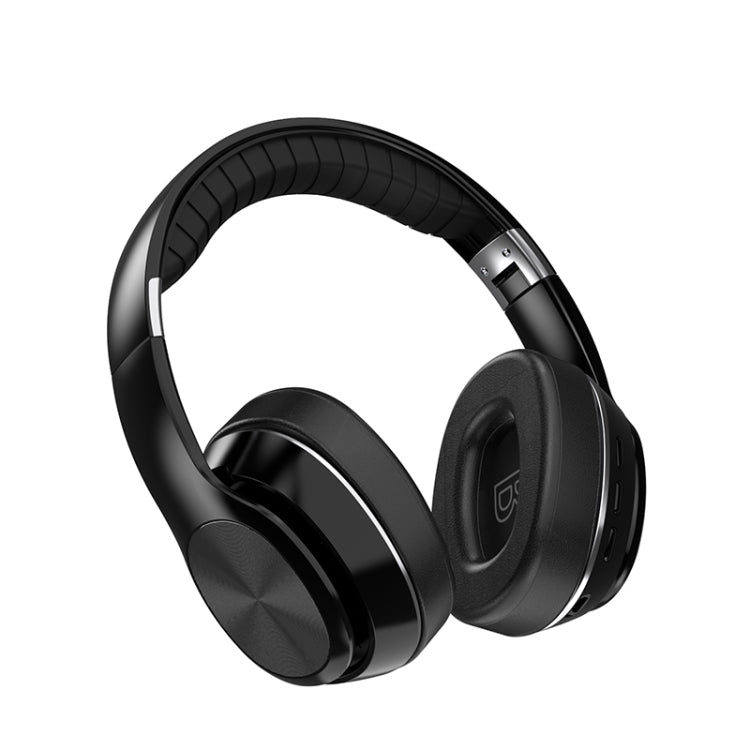 VJ320 Bluetooth 5.0 Head-mounted Foldable Wireless Headphones Support TF Card with Mic(Black) - Headset & Headphone by PMC TechLife | Online Shopping South Africa | PMC TechLife