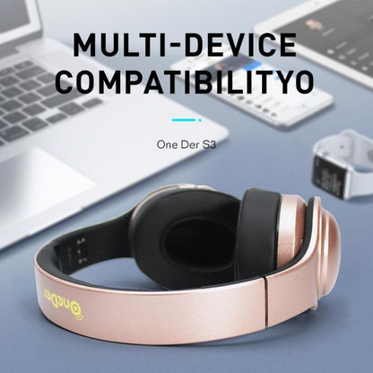 OneDer S3 2 in1 Headphone & Speaker Portable Wireless Bluetooth Headphone Noise Cancelling Over Ear Stereo(Black) - Headset & Headphone by OneDer | Online Shopping South Africa | PMC Jewellery