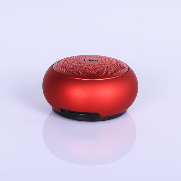 EWA A110 IPX5 Waterproof Portable Mini Metal Wireless Bluetooth Speaker Supports 3.5mm Audio & 32GB TF Card & Calls(Red) - Mini Speaker by EWA | Online Shopping South Africa | PMC Jewellery | Buy Now Pay Later Mobicred