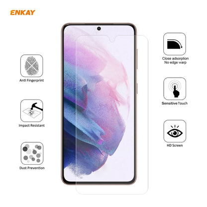 For Samsung Galaxy S21 5G 10 PCS ENKAY Hat-Prince 0.1mm 3D Full Screen Protector Explosion-proof Hydrogel Film - For Samsung by ENKAY | Online Shopping South Africa | PMC Jewellery | Buy Now Pay Later Mobicred