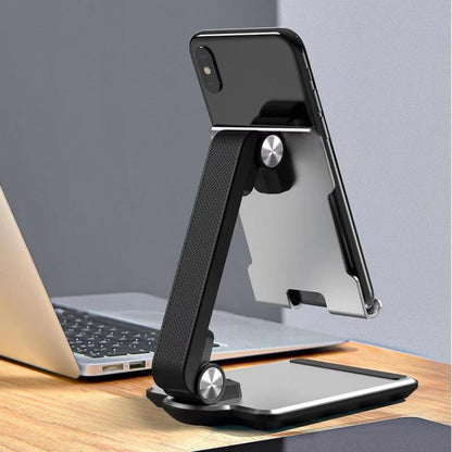 Foldable Tablet Desk Holder, Aluminum Alloy Base for iPad, Huawei Etc - Desktop Holder by PMC Jewellery | Online Shopping South Africa | PMC Jewellery