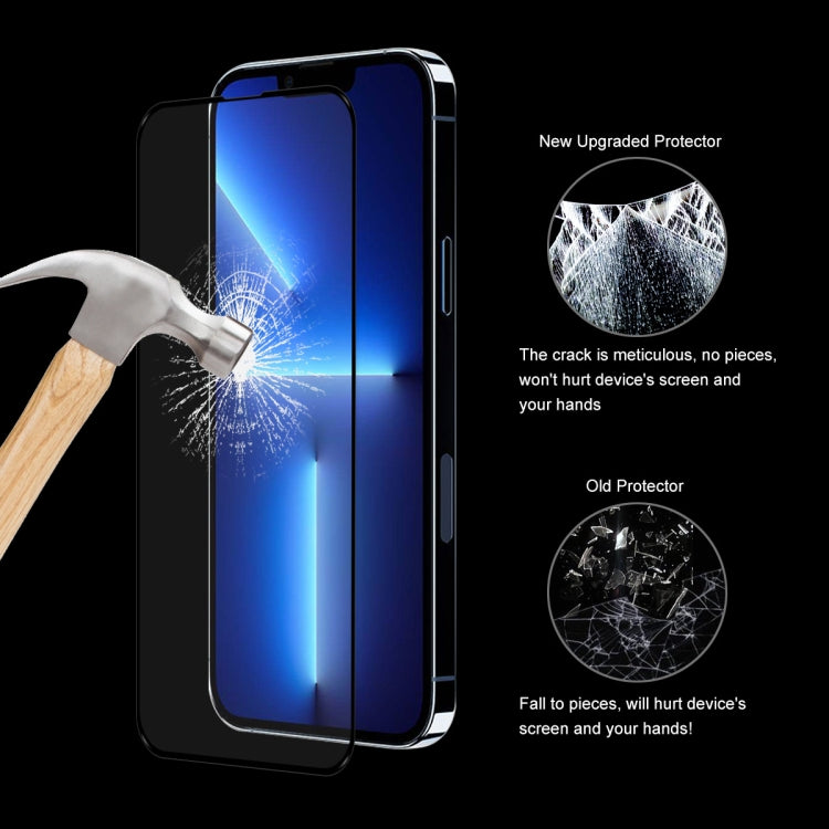 For iPhone 13 / 13 Pro 5pcs ENKAY Hat-Prince Full Glue 0.26mm 9H 2.5D Tempered Glass Screen Protector Full Coverage Film - iPhone 13 Pro Tempered Glass by ENKAY | Online Shopping South Africa | PMC Jewellery | Buy Now Pay Later Mobicred