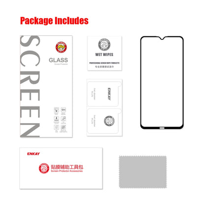 For Xiaomi Redmi Note 8 2021 2 PCS ENKAY Hat-Prince Full Glue 0.26mm 9H 2.5D Tempered Glass Screen Protector Full Coverage Film - Xiaomi Cases by ENKAY | Online Shopping South Africa | PMC Jewellery | Buy Now Pay Later Mobicred