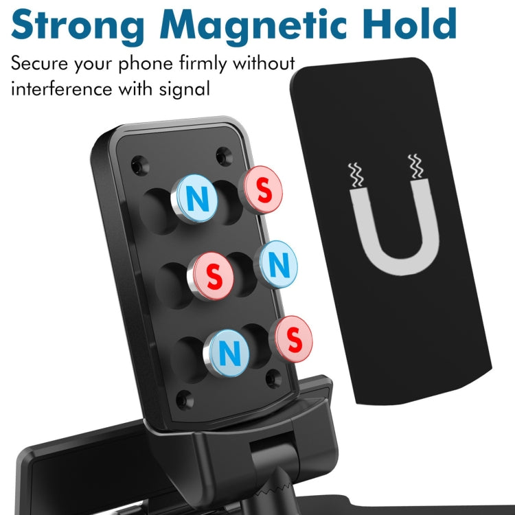 H-144B Universal Car Phone Holder Magnetic Stop Sign Holder Mobile Phone Interior Decoration Accessories - Car Holders by PMC Jewellery | Online Shopping South Africa | PMC Jewellery