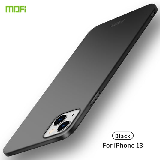 For iPhone 13 MOFI Frosted PC Ultra-thin Hard Case(Black) - iPhone 13 Cases by MOFI | Online Shopping South Africa | PMC Jewellery | Buy Now Pay Later Mobicred