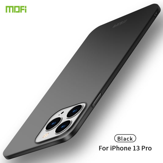 For iPhone 13 Pro MOFI Frosted PC Ultra-thin Hard Case(Black) - iPhone 13 Pro Cases by MOFI | Online Shopping South Africa | PMC Jewellery | Buy Now Pay Later Mobicred