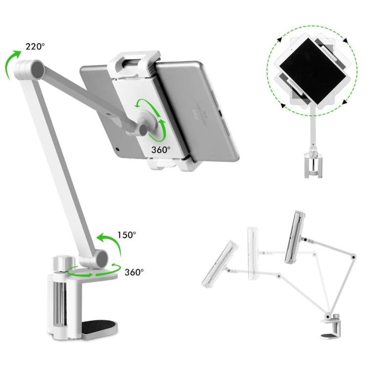 AP-7LC 360 Degree Rotating Adjustable Lifting Long Arm Lazy Bedside Desktop Tablets Phones Holder - Lazy Bracket by PMC Jewellery | Online Shopping South Africa | PMC Jewellery